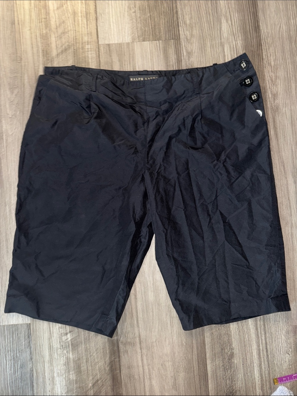 Ralph Lauren 12 black label shorts Bermuda women’s casual luxe